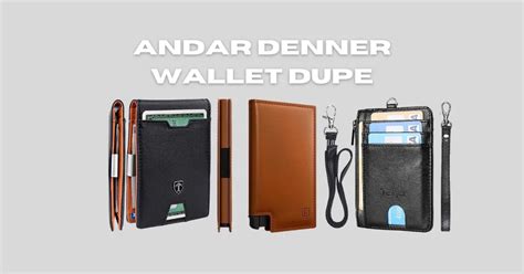 denner wallet dupe|andar wallet discount.